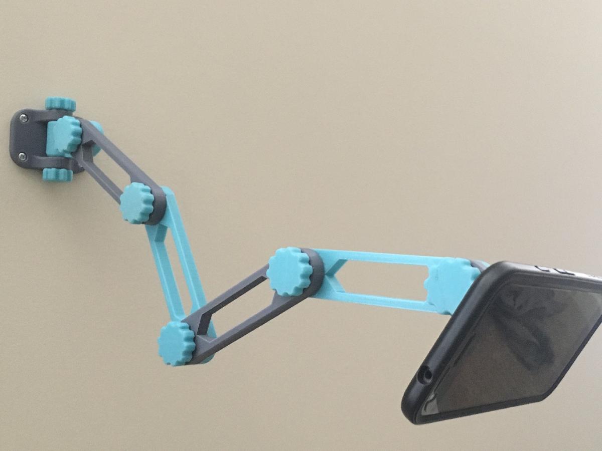 Articulado, de parede, magnetico para telefone