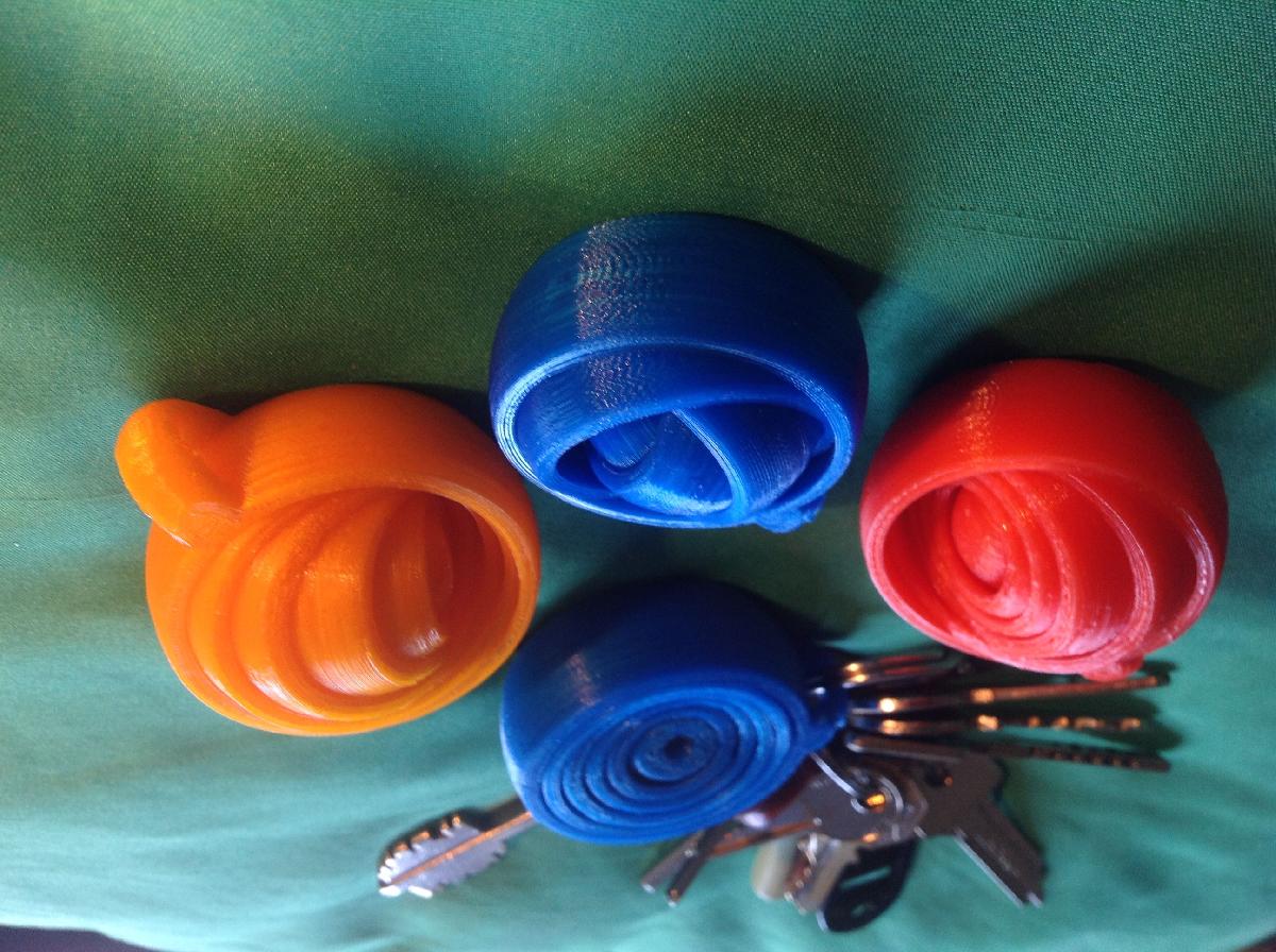 chaveiro relaxante giroscópico   6 anéis