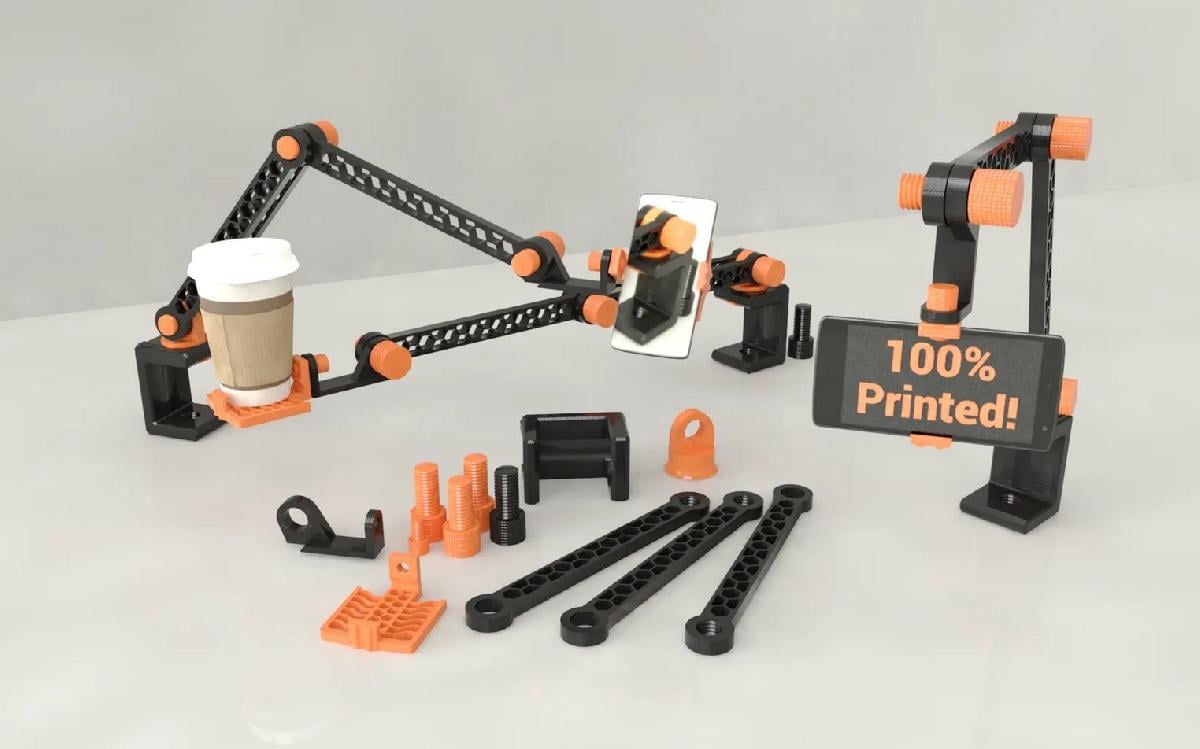 Flexivel & braco de telefone resistente (100% impresso) 