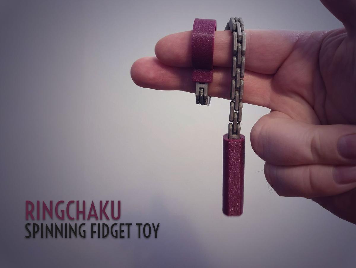 Ringchaku Spinning Fidget Brinquedo