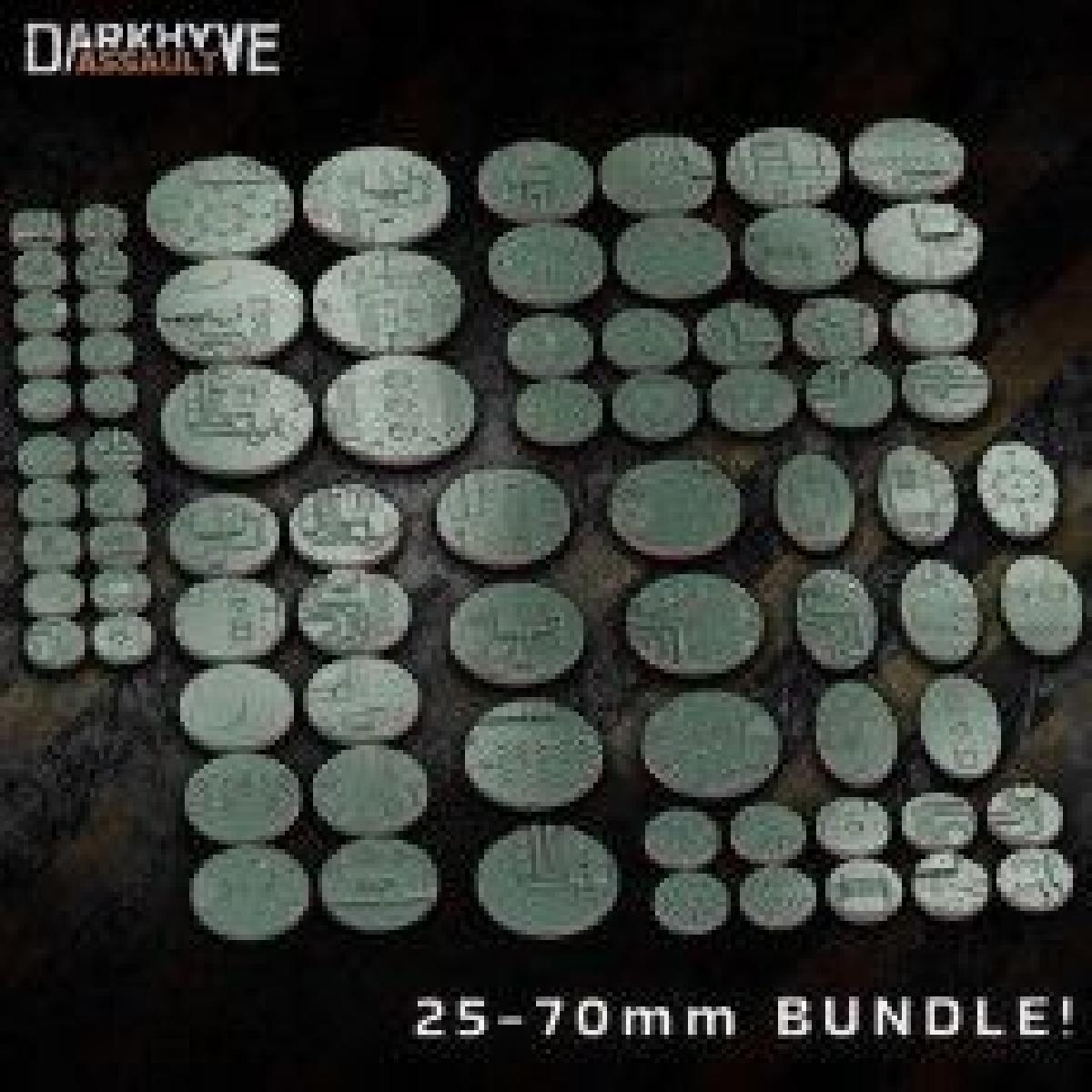 DarkHyve Assault Bases de ficcao cientifica 25 70mm BUNDLE