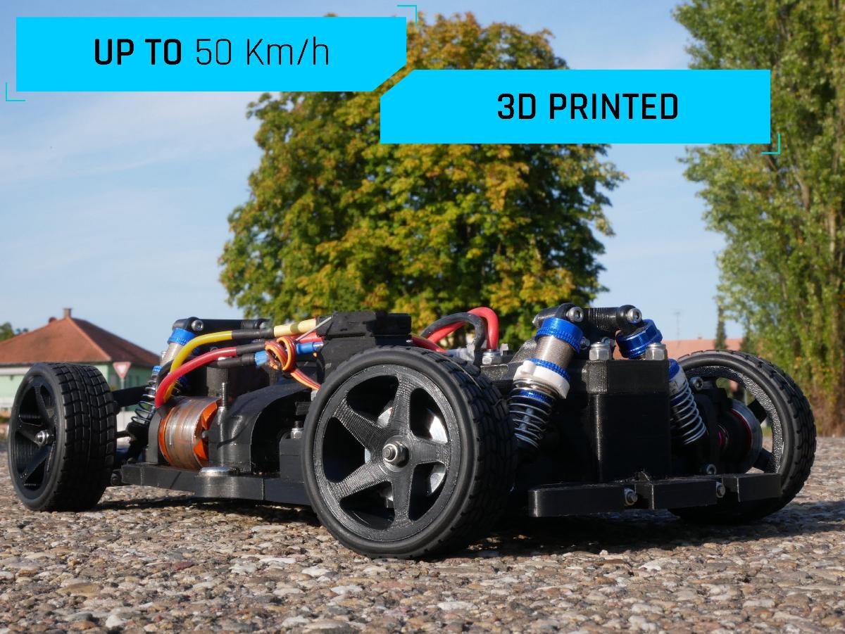 EXPLORER MK1 3D IMPRESSO 1:10 RC CHASSIS