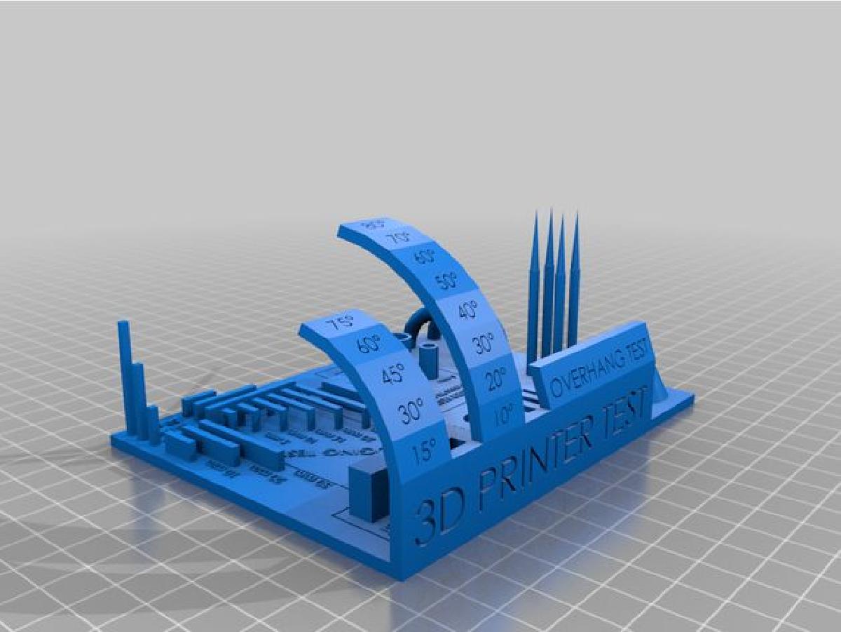 Teste de impressora 3D tudo em um