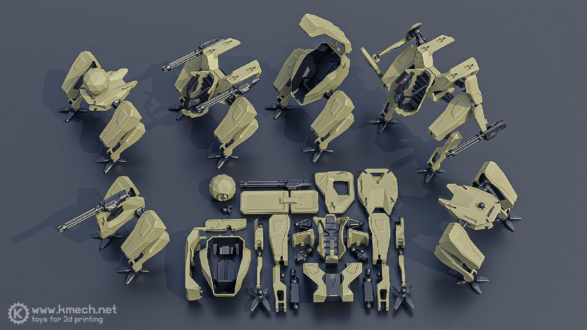 Mech Action Figura Modular