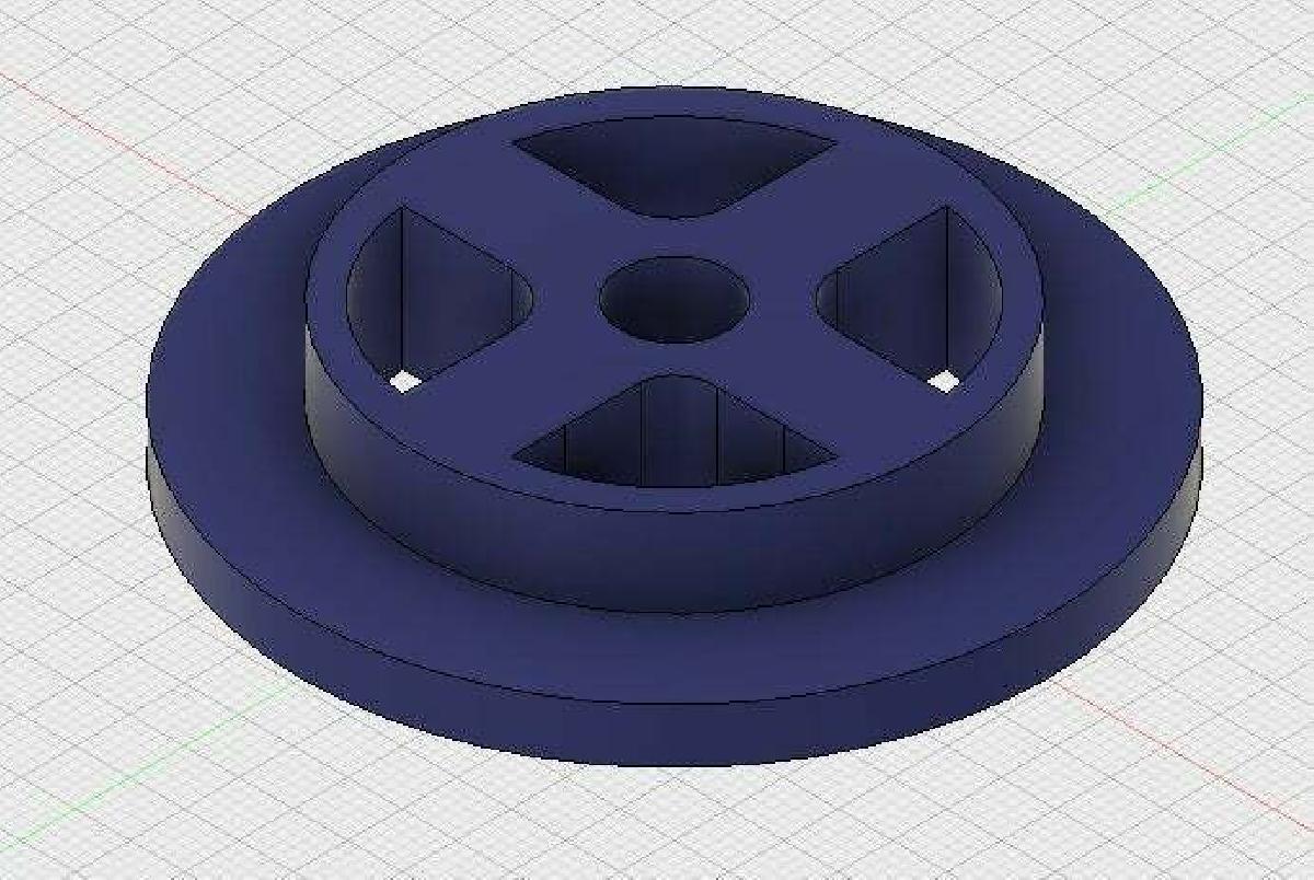 Adaptador para bobina 500 g. 3D linha