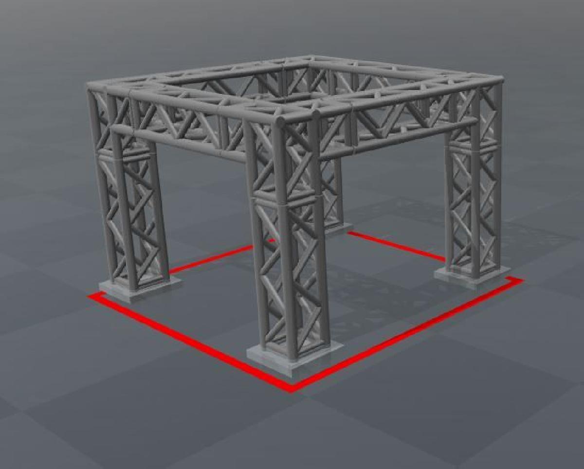 Estrutura de palco / trelica