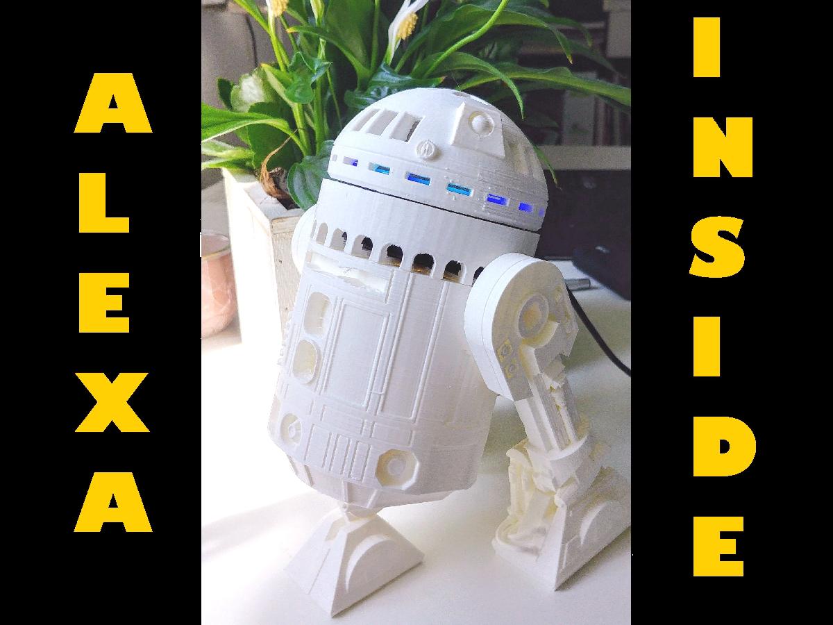 R2D2 Echo Dot Stand (2ª Geração e 3ª Geração) 