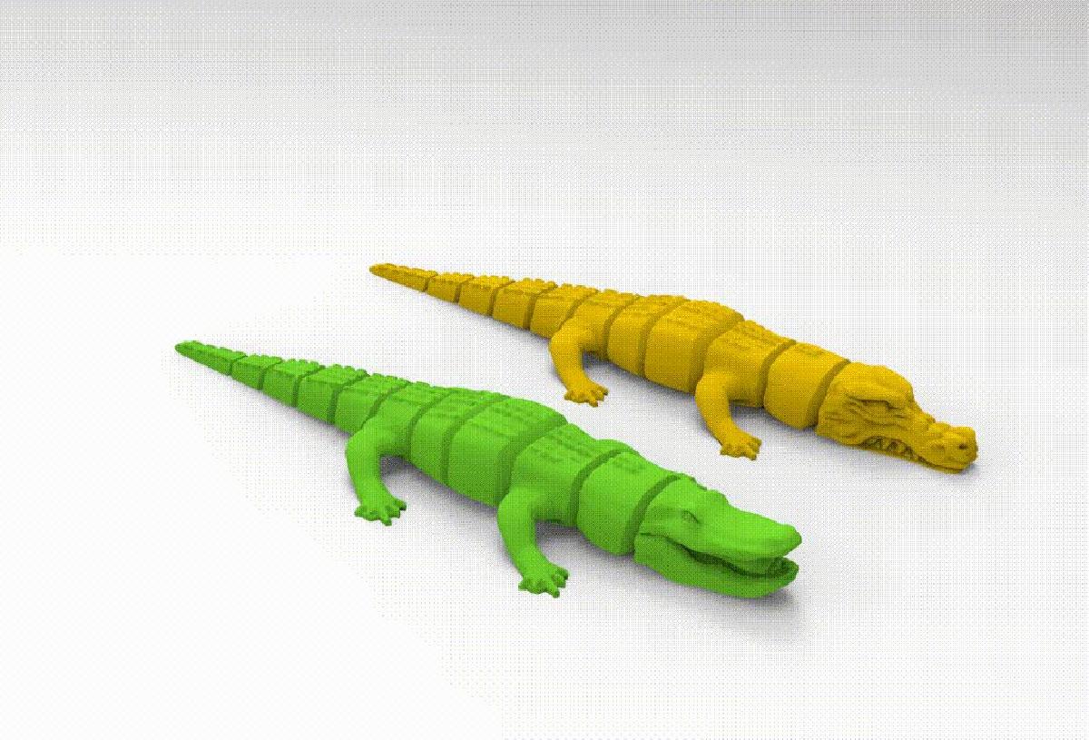 crocodilos articulados