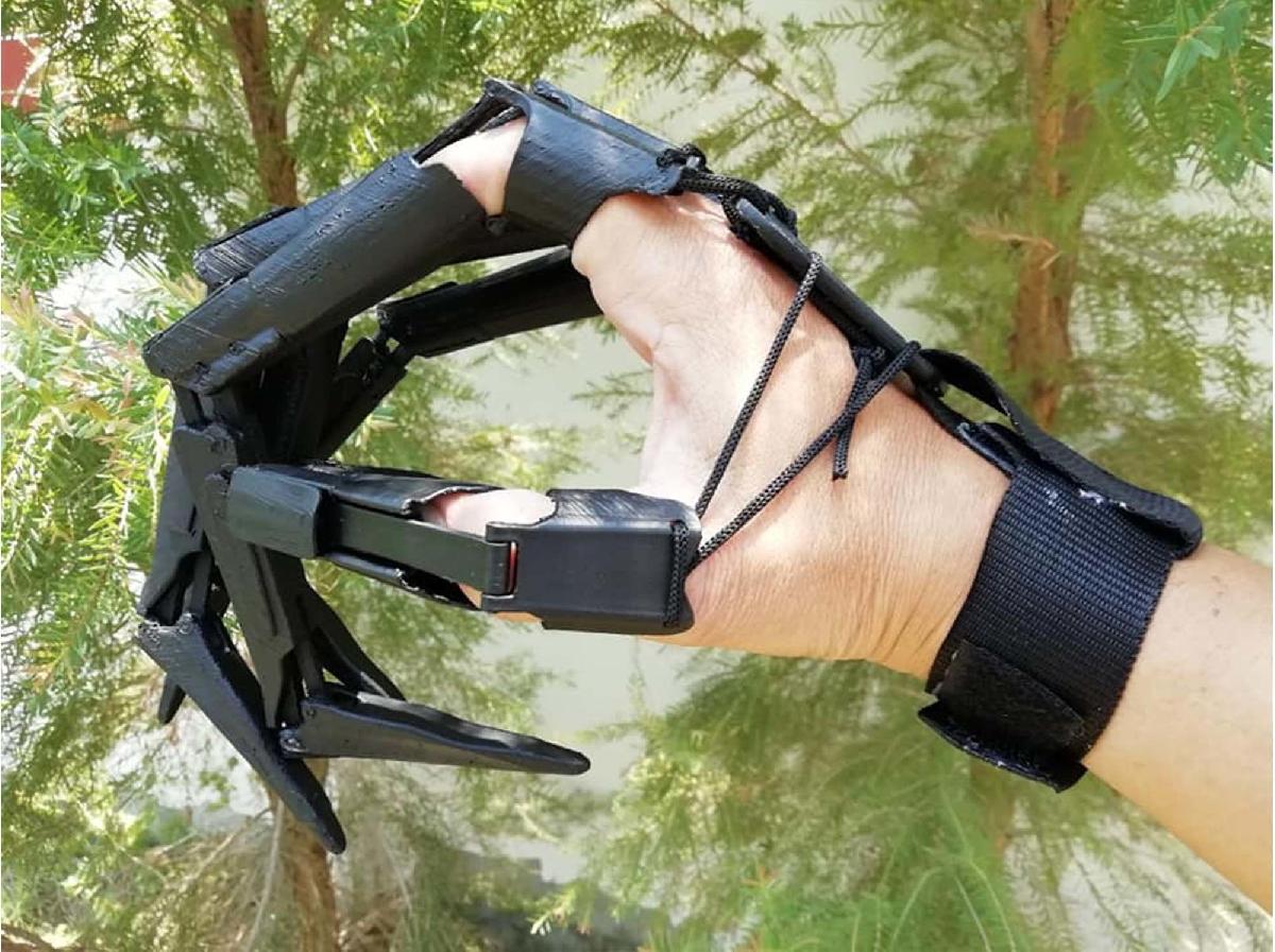 Dedos Mecanicos Hand_Articulated Osseos