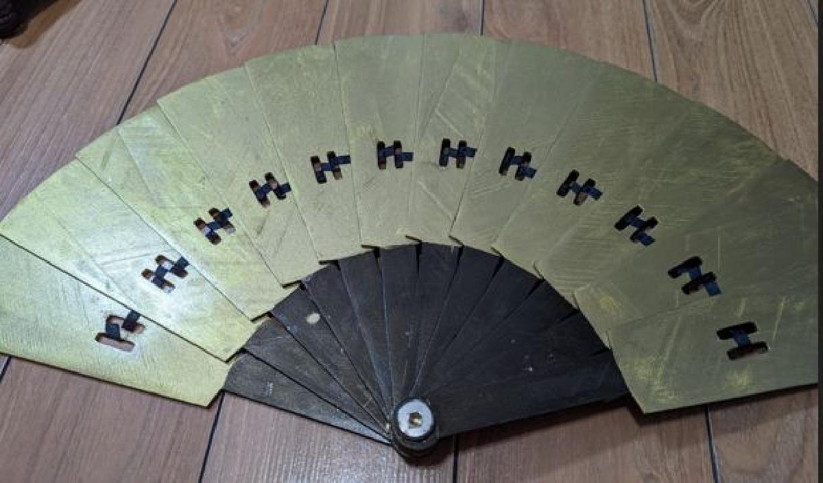 Lamina do ventilador de mao