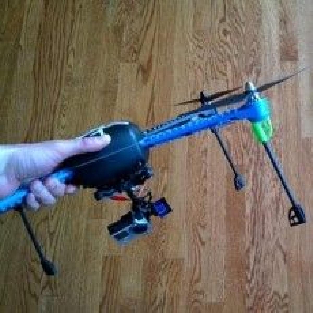 Iris+ 3DRobotics substituicao de perna longa para proteger o gimbal