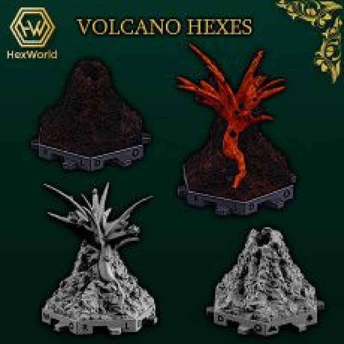 Hexes do vulcao