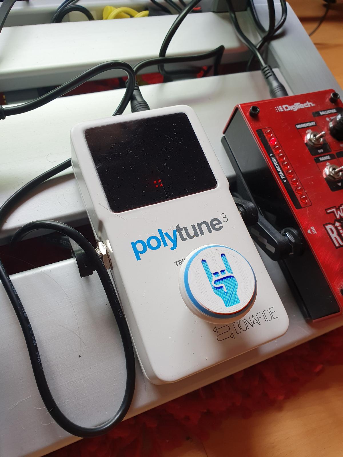 Footswitch topper para efeitos de guitarra "Metal Version"