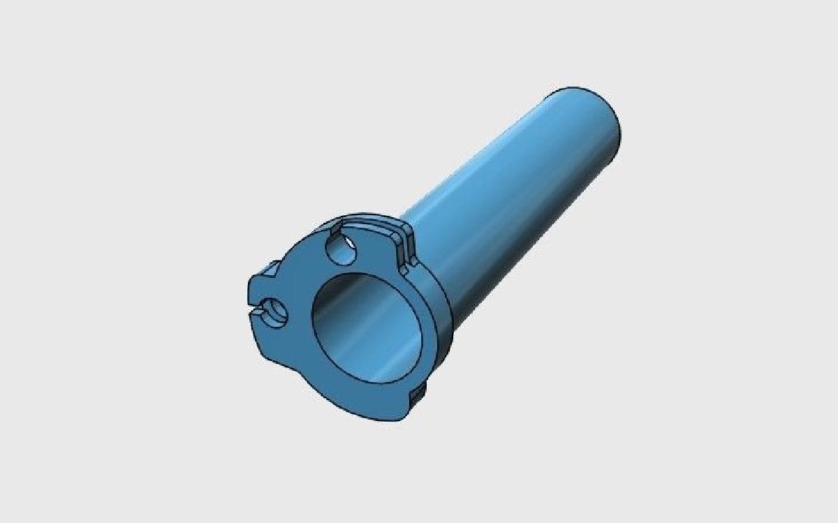 Alca de aceleracao da motocicleta