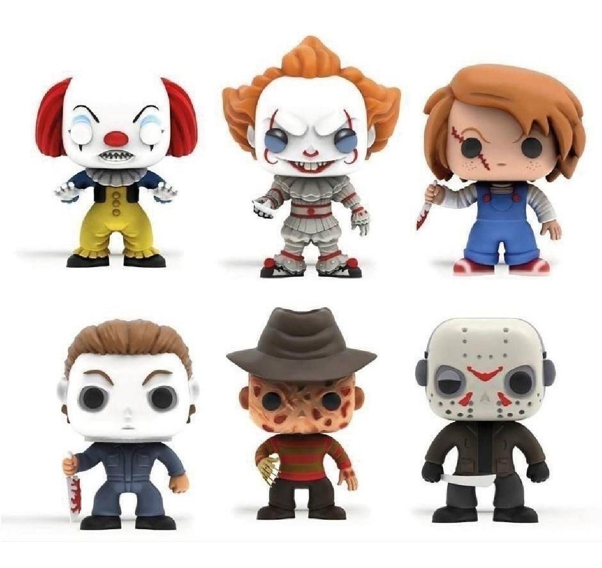 Halloween Pack Funko X6 E Chucky Freddy Krueger Myers Jason