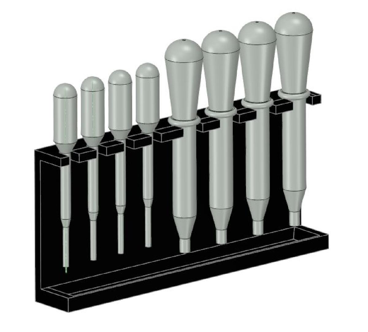 Suporte de pipeta de aerografo