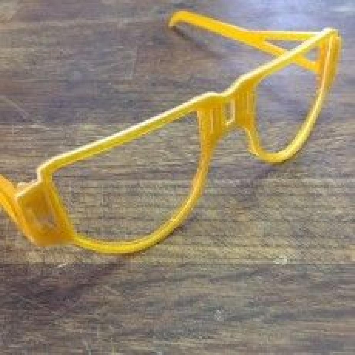 Oculos impressos em 3D de 4 dimensoes para Ian Wright