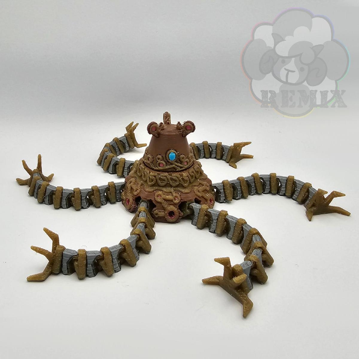 Guardiao Antigo   Monstro Articulado Flexivel com cabeca giratoria (Zelda Breath of the Wild)