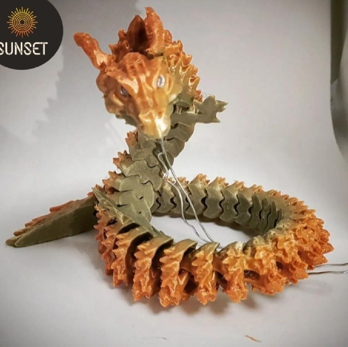 Dragao de chama ARTICULADO