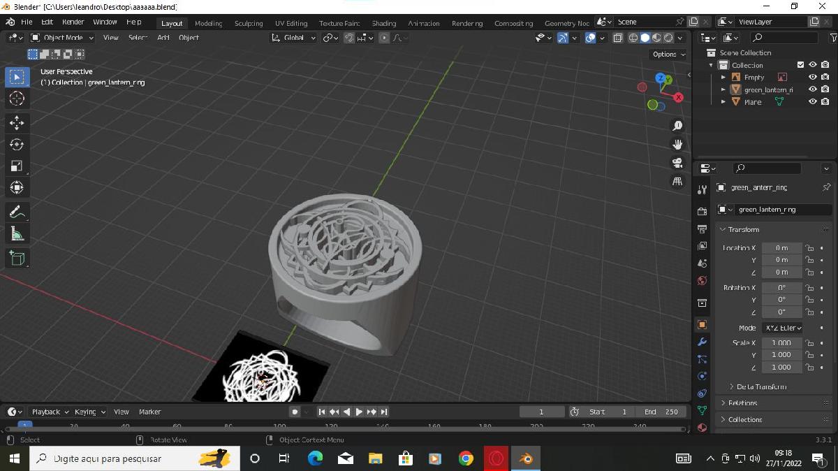 (ordem paranormal) cineraria ring