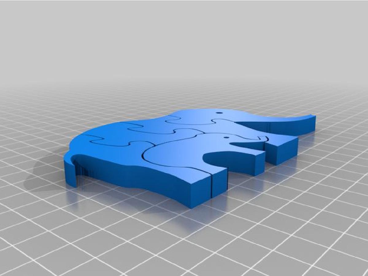 Rompecabezas elefante (quebra cabeca elefante)