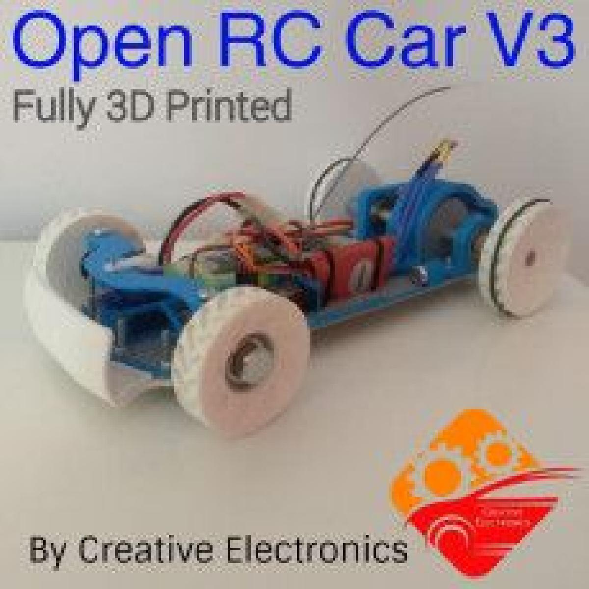 Open RC Car V3   Chassis