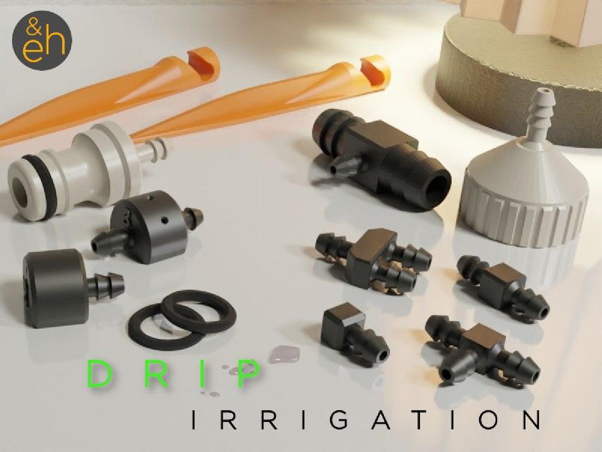 Sistema de Irrigacao por Gotejamento Compativel com Rain Bird (R) / Gardena Microdrip (R)