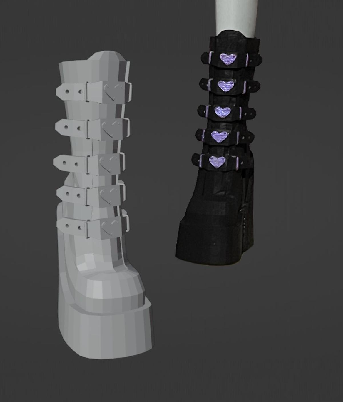 Botas Monster high Demonia inpired