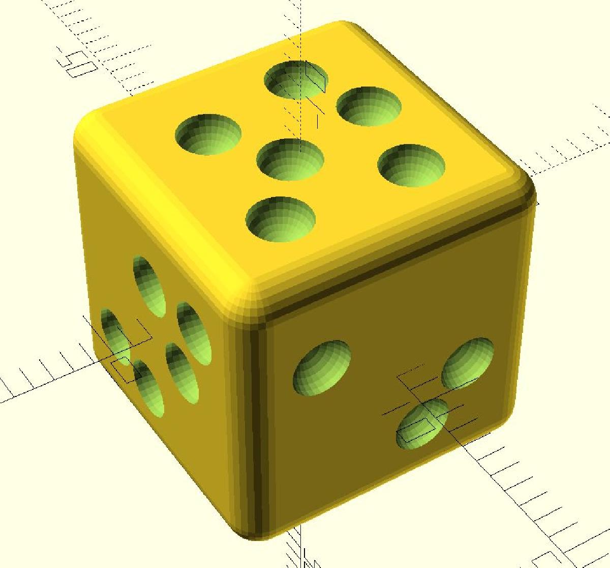 Annoying Dice seis lados morrer com pips irregulares