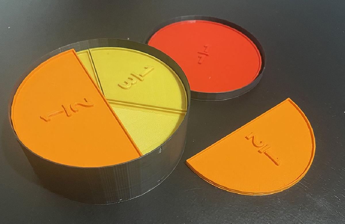 Fracoes   matematica   discos/fatias em caixa com tampa