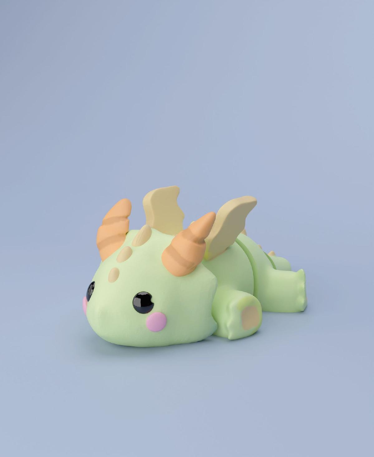 Chaveiro 3D Flexi Baby Dragon (Tempo Limitado Gratis)