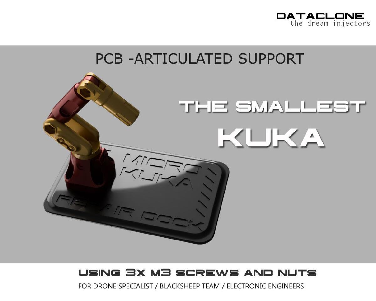 MICRO PCB SUPORTE KUKA ARM MINIMALISTA
