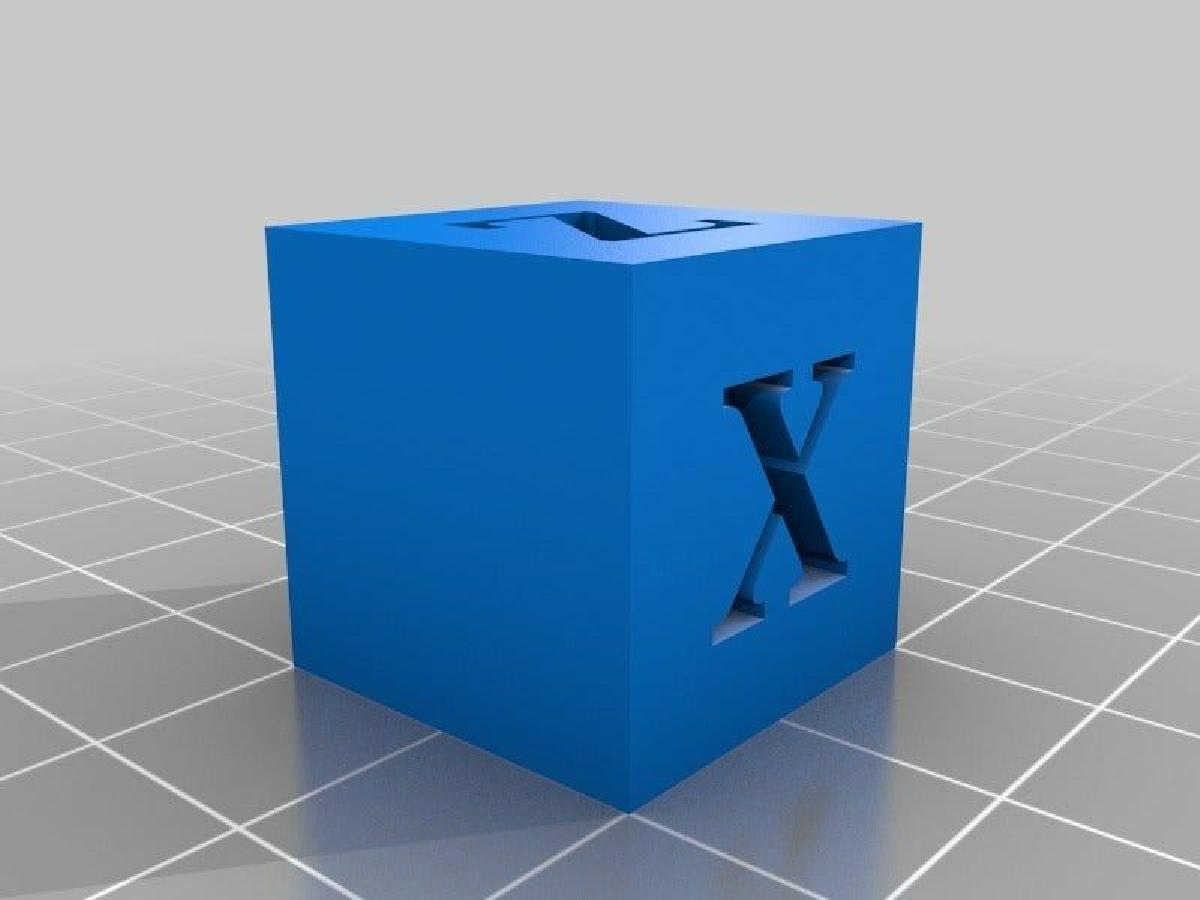 Cubo de calibracao XYZ
