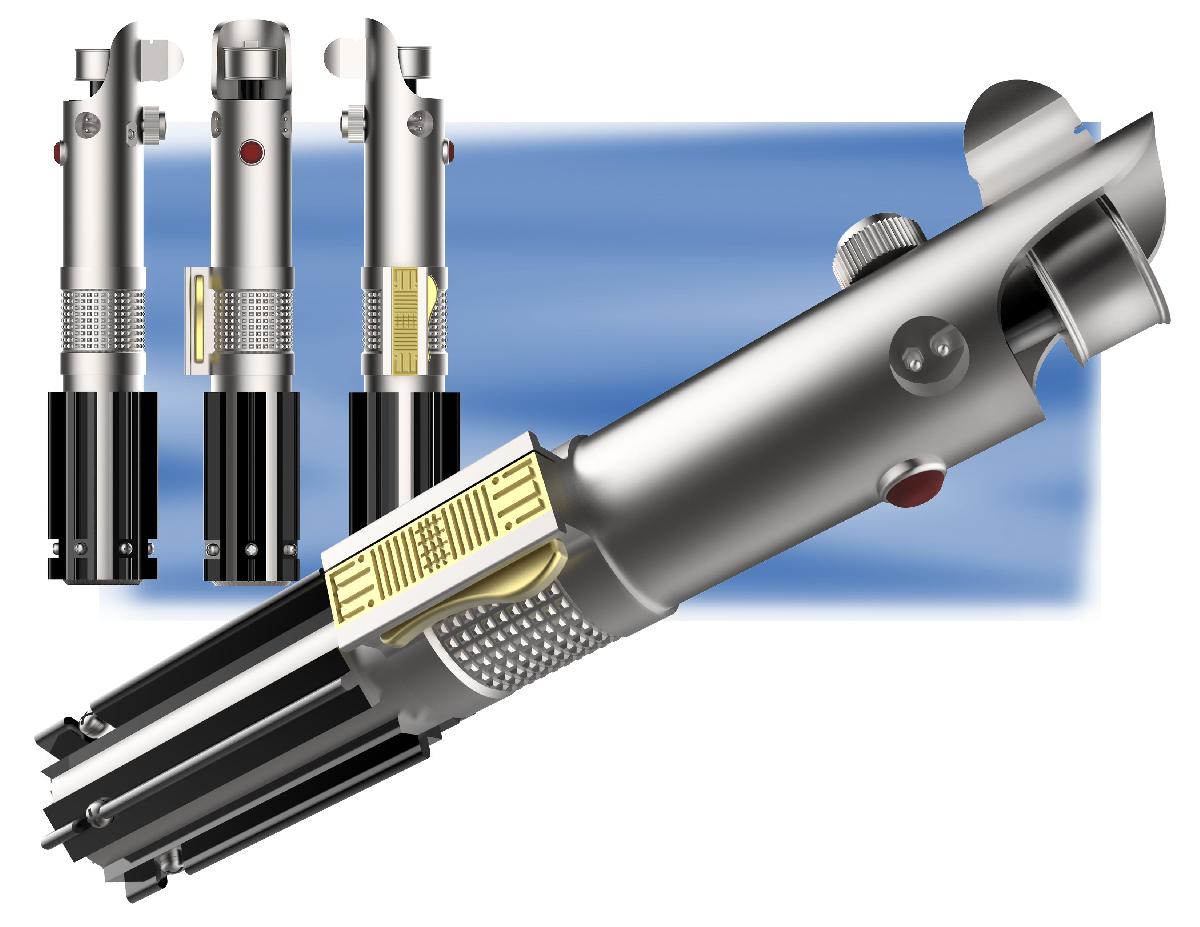 O sabre de luz de Anakin Skywalker