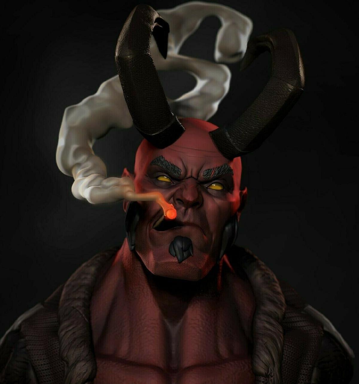 Hellboy busto