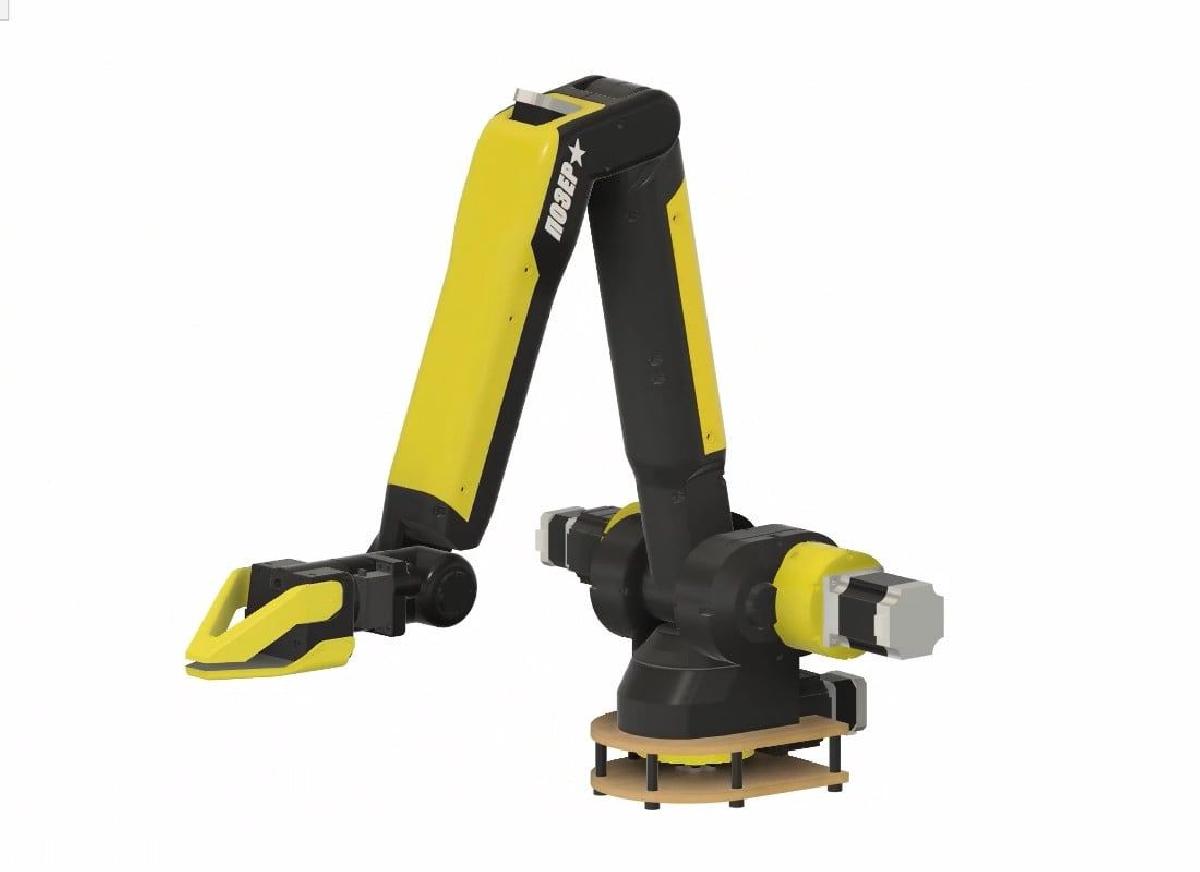 POZER. Braco robotico de 5 eixos