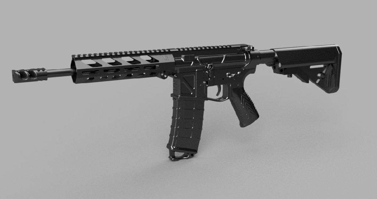 Airsoft AR15 (PAAR15) para impressao AEG Body kit (08.12.19)