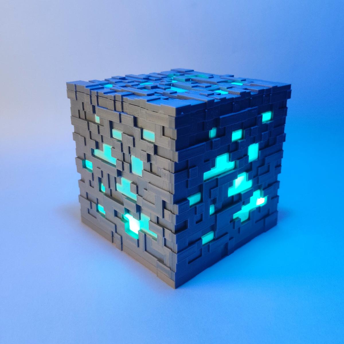 Lampada de bloco Minecraft