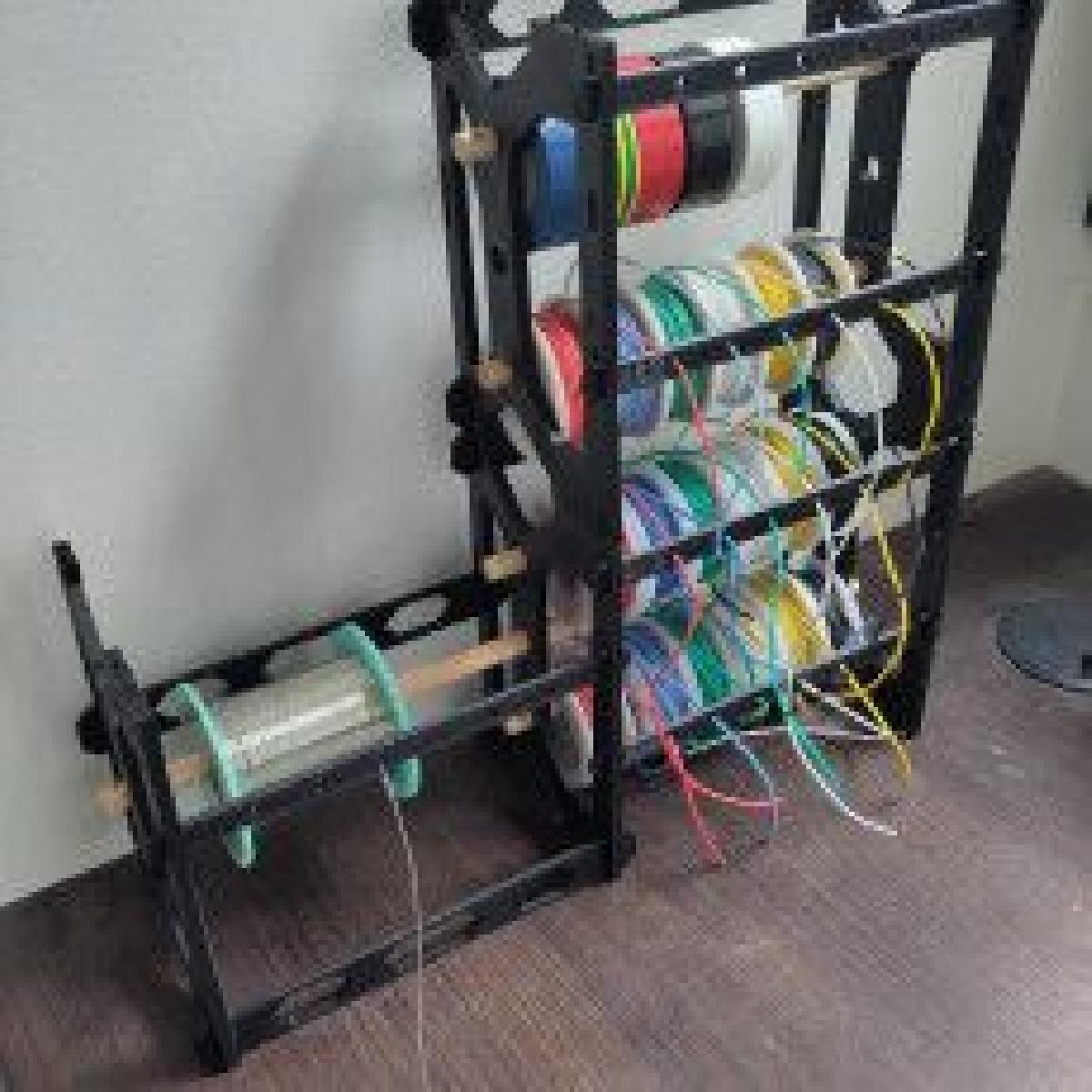 alimentador de bobina pequeno extensivel