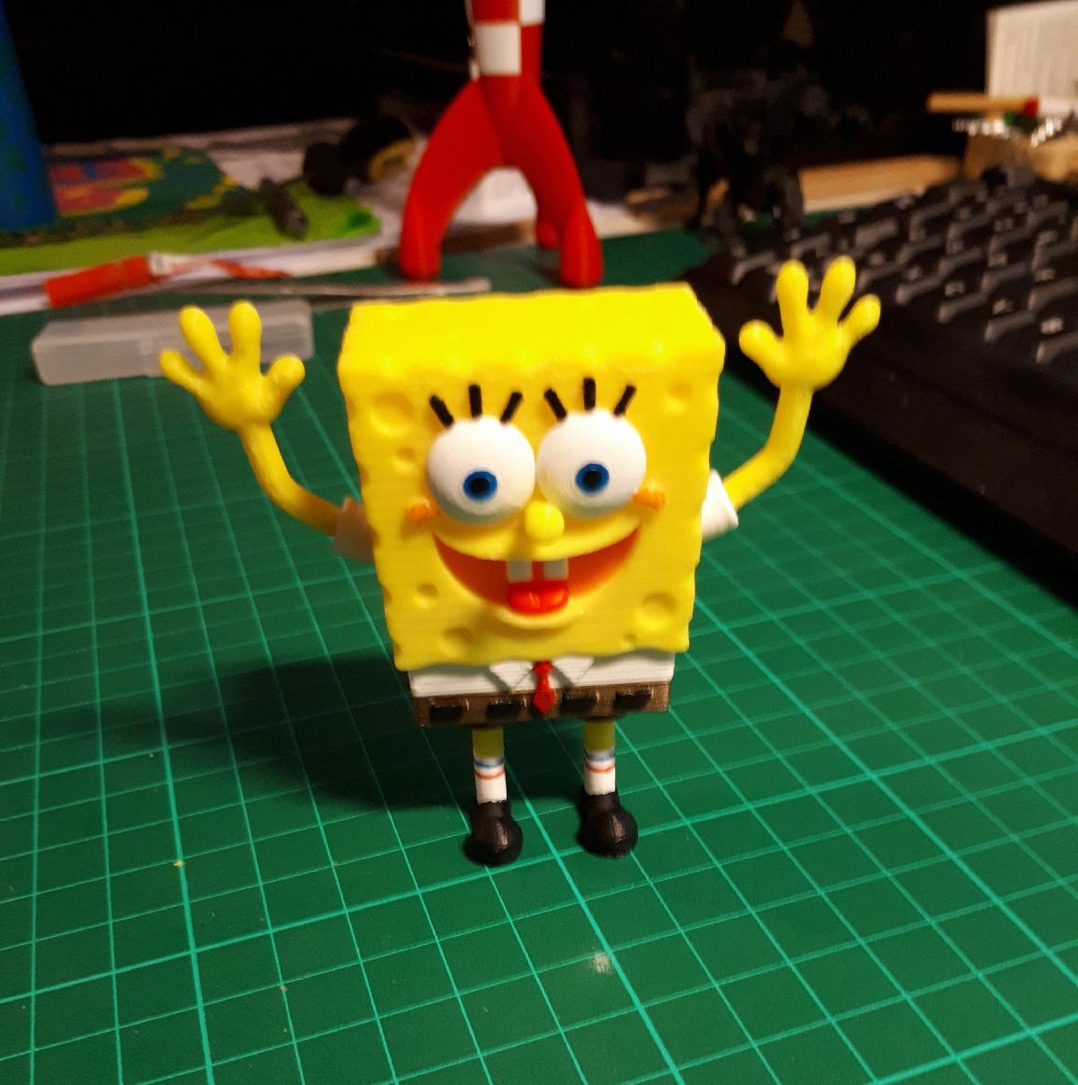 Bob Esponja figura multi cor