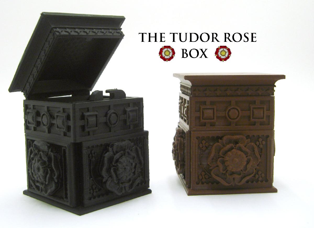 A Caixa de Rosas Tudor (com fechadura secreta)