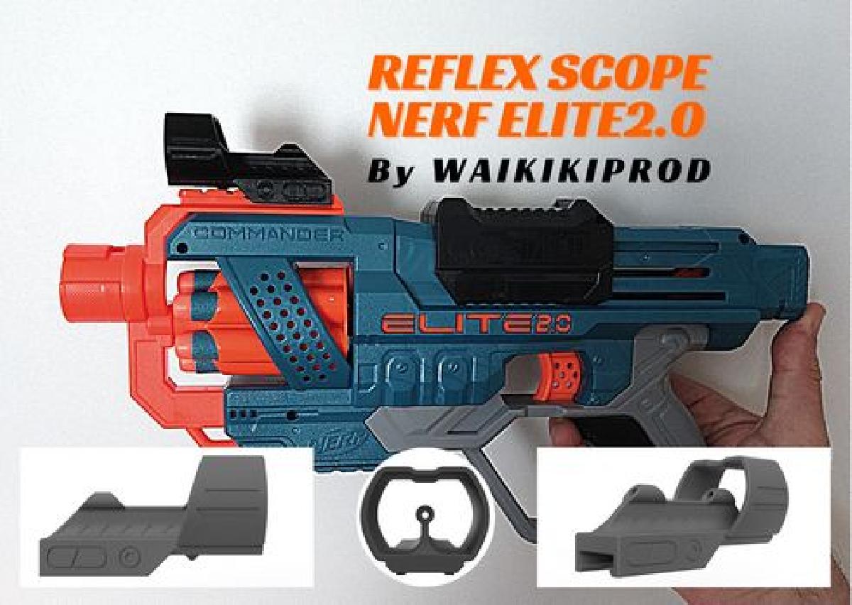 Escopo Reflex Nerf Elite 2.0