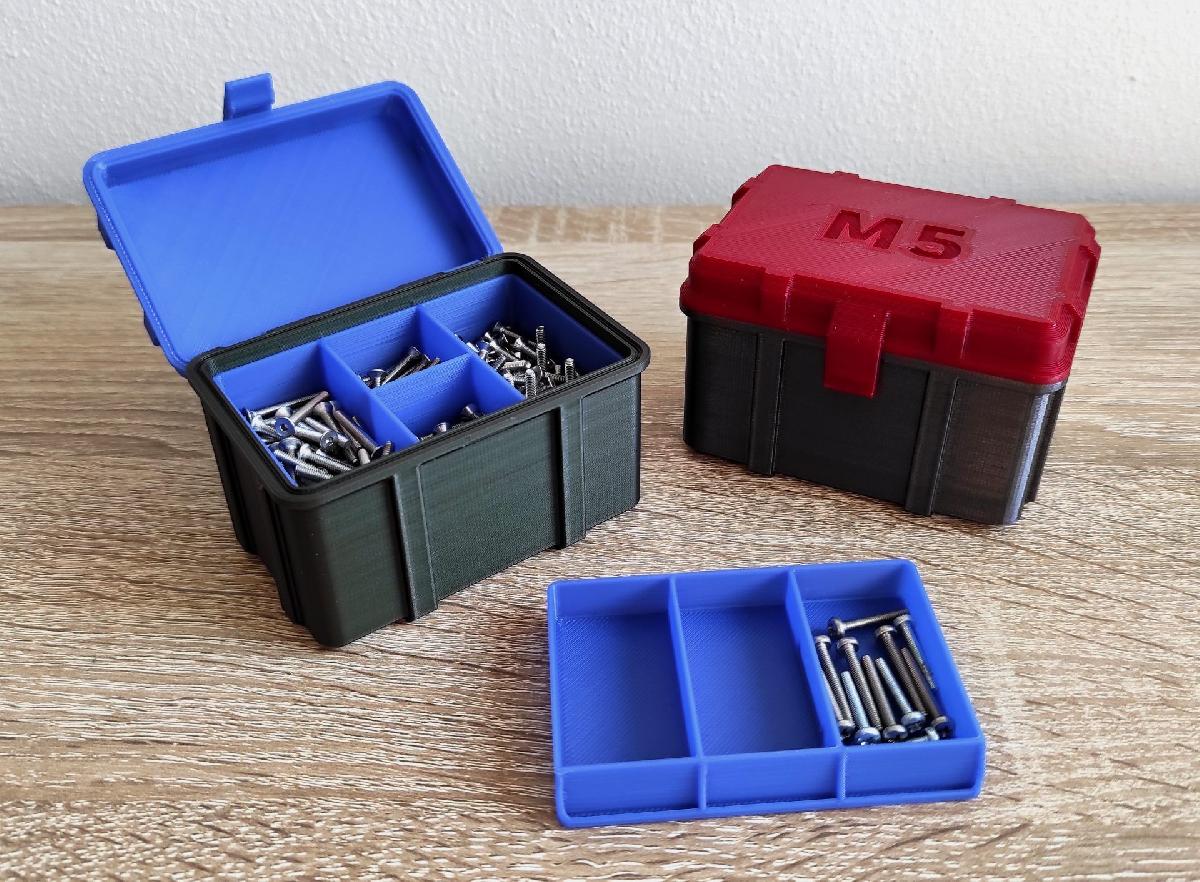 Organizador de material pequeno parafusos, porcas, fixador 1.4