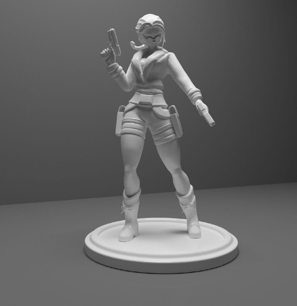 Lara Croft Personagem Classico para Tomb Raider Modelo de Impressao 3D