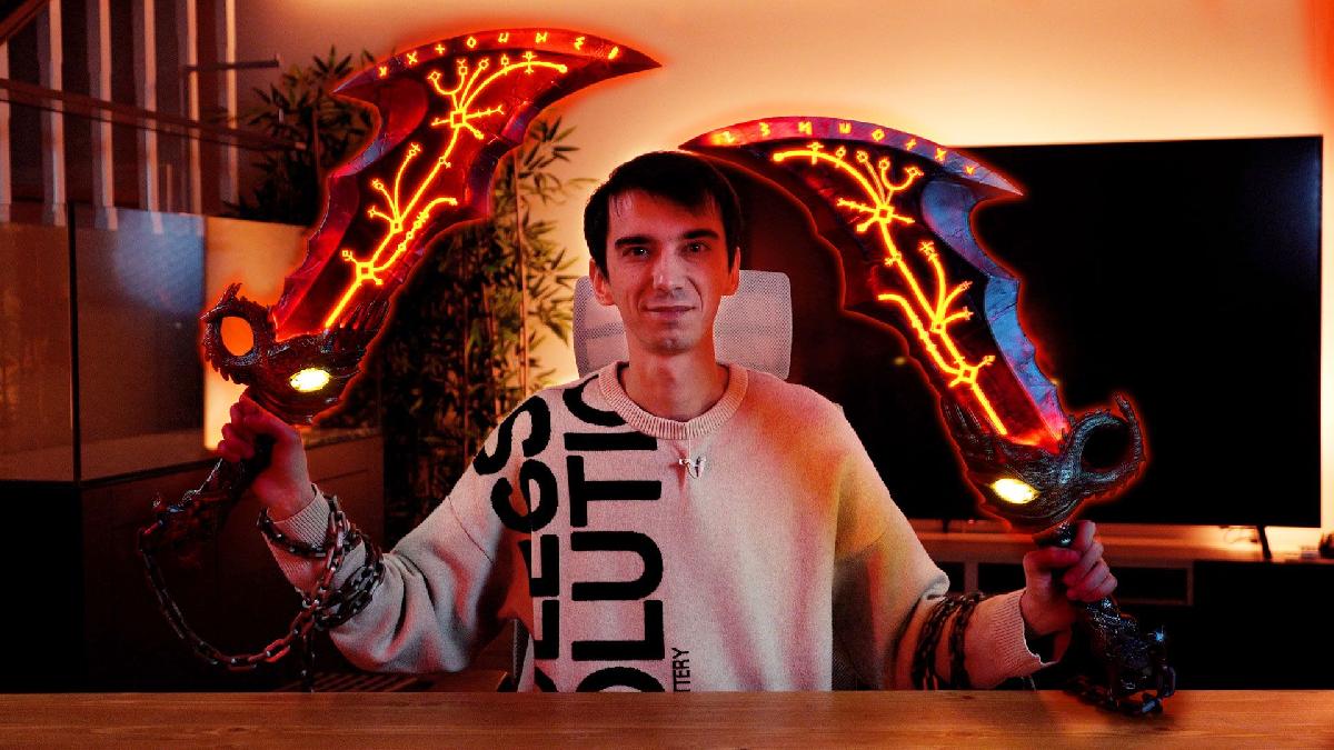 God of War   Lamina do Caos com Led