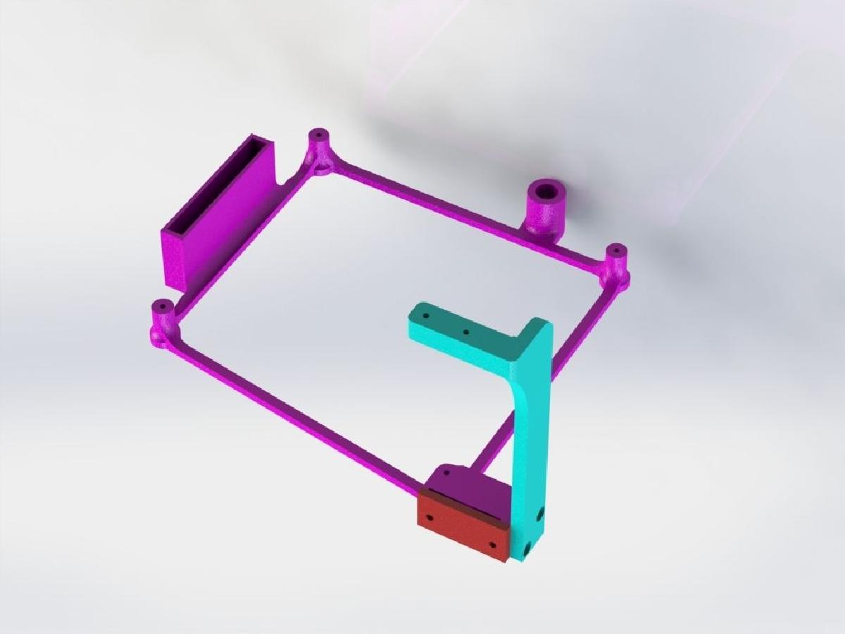 Suporte de Impressao Rapida ITX Open Frame Estojo Aberto