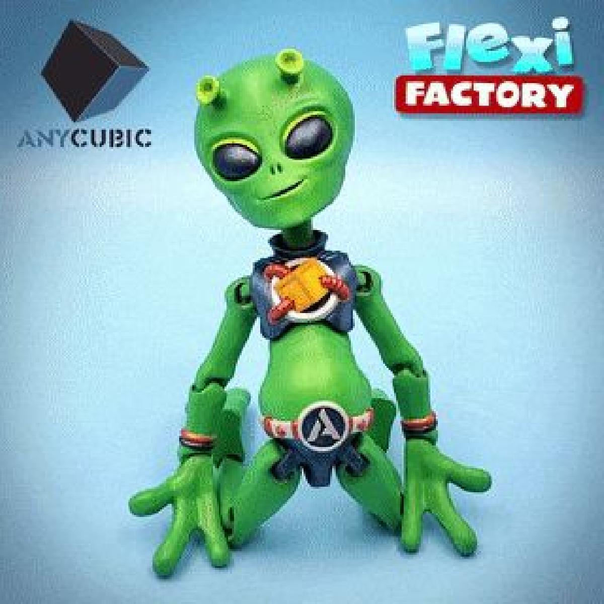 Anycubic Flexi Imprimir no Local Alien