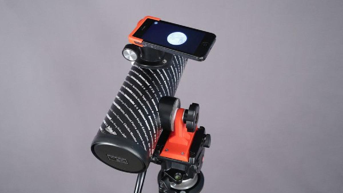 Adaptador de tripe da camera para telescopio