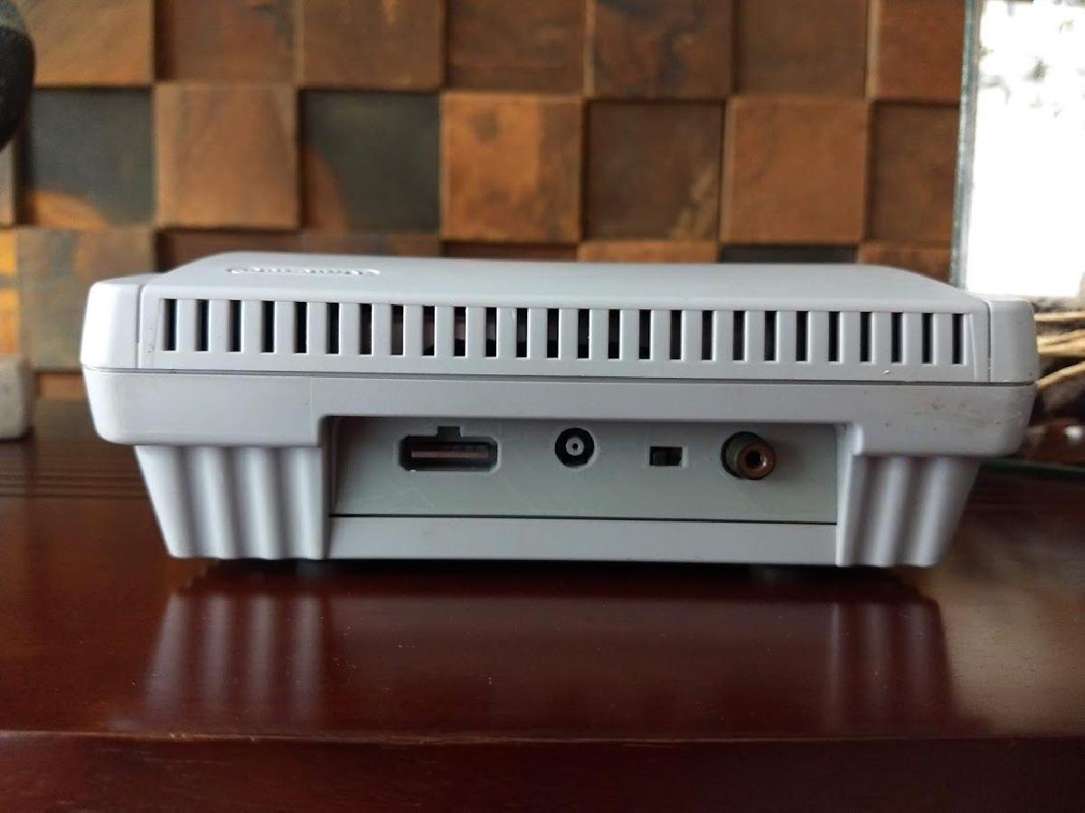 SNES multi out para o modelo baby/mini/jr com saida RF