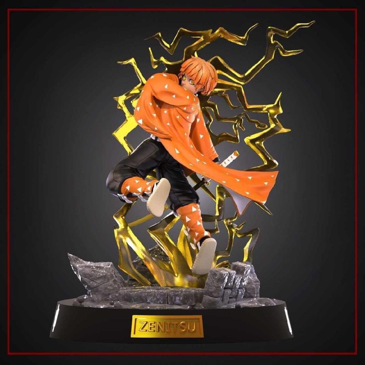 Demon Slayer Kimetsu no yaiba Modelo de impressao 3D Zenitsu